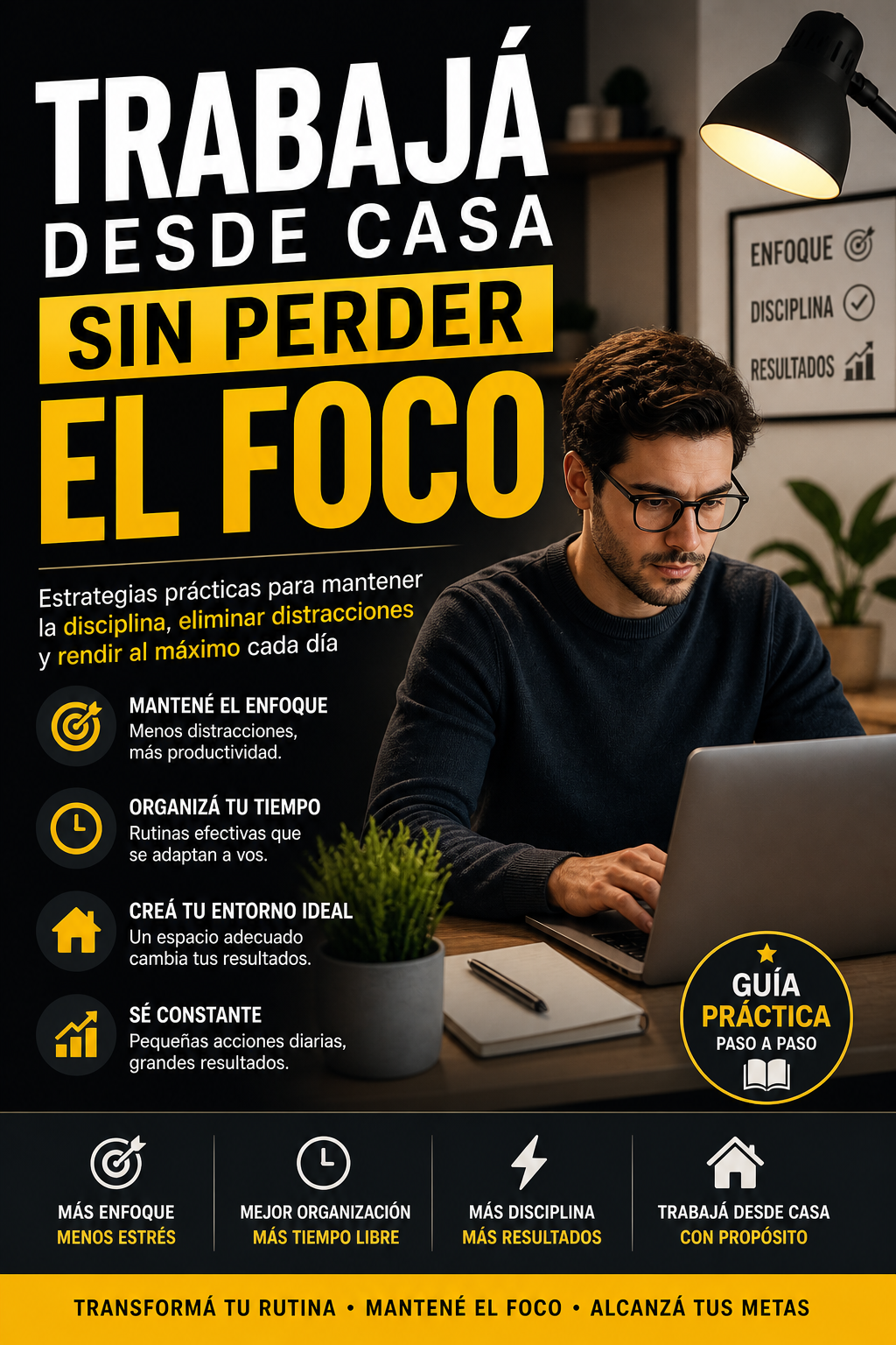 Trabaja desde Casa sin Perder el Foco